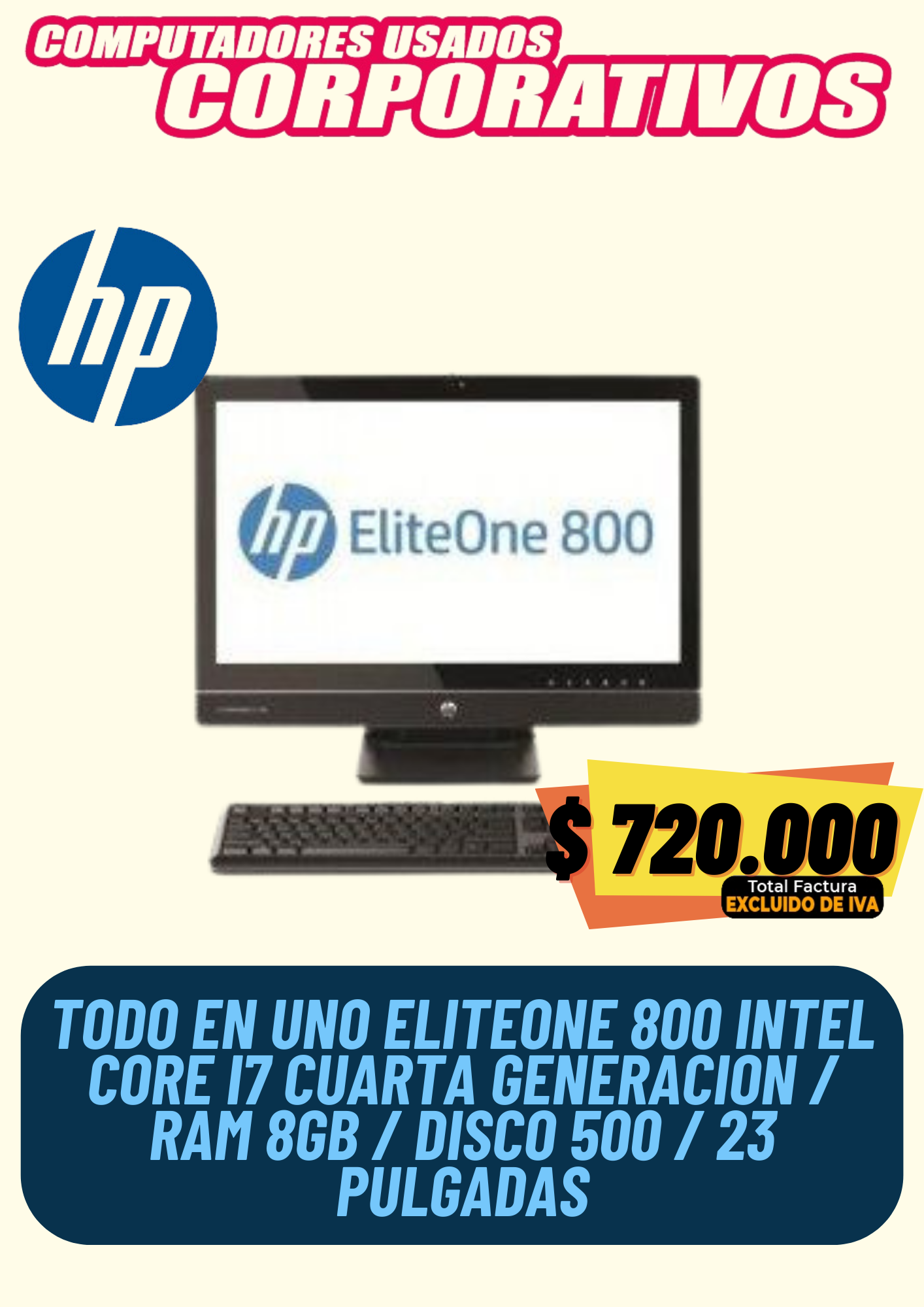 TODO EN UNO INTEL®CORE™I7 DE CUARTA